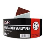 CSR Drywall Sponge Back Sandpaper Roll 3-5/16" x 30' (150 Grit)