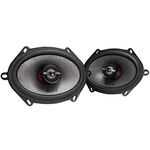 MB Quart PK1-168 Premium Car Speakers (Black, Pair) – 5x7-6x8 Inch Coaxial Speaker System, 220 Watt, 2-Way Car Audio, 4 OHMS (Grills Not Included)