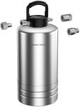 GLACIER FRESH Portable RV Water Softener, 16,000 Grain with Stainless Steel Garden Hose Quick Connects for RVs, Trailers, Boats, Mobile Car Washing, Pressure Washing