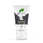 Dr Organic Charcoal Face Scrub, Cleansing, For Acne & Clearing Skin, Oily, Problem Skin, Natural, Vegan, Cruelty-Free, Paraben & SLS-Free, Recycled & Recyclable, Organic, 125ml, Packaging may vary