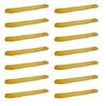 NUOBESTY 30Pcs Simulation French Fries Model Plastic Food Toys Pretend Play Food Felt Play Food Fake Food for Display Restaurant Display Props Simulated Fries Model Meat Artificial PVC