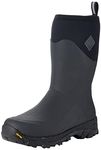 Muck Boots Men's Arctic Ice Mid AGAT Thermal Waterproof Wellington, Black, 13