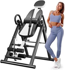 YOLEO Heavy Duty Inversion Table for Back Pain Relief with Adjustable Protective Belt 2023 Upgraded Inversion Foldable Heavy Duty up to 300 lbs