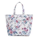 Vera Bradley Women's Cotton Lunch Tote Lunch Box, Magnifique Floral, One Size