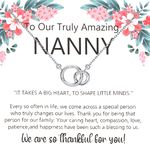 Nanny Gift Caregiver Gift Nanny Necklace Gift Nanny Appreciation Gift Nana Gift Best Nanny Gift (Amazing NANNY N2 card CA)