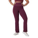 BlissClub Women The Ultimate Flare Pants with 4 Pockets | High Waisted Flared Pants | Polyester