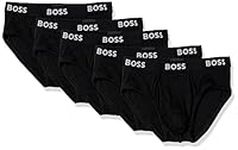 BOSS Men's 5-Pack Regular Rise Authentic Briefs, Dark Soil Black, XX-Large