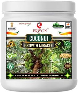 Erwon® Coconut GROWTH MIRACLE Fertilizer, Fast Action Organic Granules for rapid Growth and Heavy Flowering and Bigger Fruits. (200 gm)