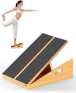 Planche inclinée en bois, planche d'inclinaison réglable et extension de mollet, planche extensible - Poignée latérale supplémentaire pour la portabilité