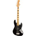 Squier by Fender Classic Vibe '70s Jazz Bass V, Bass Guitar, Maple Fingerboard, Black