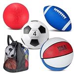 4 Pcs Sport Balls Set for Kids Teen