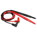 uxcell 2pcs 31.5'' Test Leads Probe for Digital Multimeters Oscillometer 1000V 10A 4mm Banana Plug Ultra Sharp