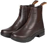 Ladies Paddock Boots Riding Boots Womens Leather Equestrian Jodhpur Boot (Dark Brown, uk_footwear_size_system, adult, women, numeric, medium, numeric_6)