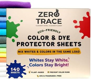 Zero Trace Color Catchers for Laundry - Protects Clothes with Laundry Color Dye Catcher Sheets, Color Run Remover, Color Grabbing Laundry Sheets, and Color Bleed Remover for Clothes - 140 Sheets