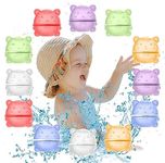 Magnetic Reusable Water Balloons for Kids Adults, Quick Fill Self Sealing, refillable Water Bomb Splash Balls with Exquisite patterns for Summer Party Pool Toys Games,kids beach essentials outside