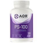 AOR - PS-100 100mg, 120 Capsules - Phosphatidylserine Supplement for Memory Health, Concentration Supplements & Cognitive Supplement - Brain Support Supplements for Memory and Focus