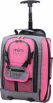 Aerolite MiniMAX 18L Ryanair 40x20x25 Maximum Size Cabin Hand Luggage Under Seat Trolley Backpack Carry On Cabin Hand Luggage Bag with 2 Year Warranty (Pink)