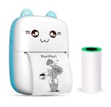 Toy Imagine Mini Portable Thermal Printer Wireless Bluetooth Label Printer Paper Photo Pocket Thermal Printer 57mm Sticker Notes Print