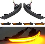 Aiyomi 2PCS Dynamic Turn Signal Light LED Side Wing Rearview Mirror Indicator Turn Signal Lights Blinker Lamp for F ord Focus 2 3 Mk2 Mk3 Mondeo Mk4