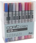 Copic Marker Ciao Markers Set Of 36, Color Set C, Medium, Multicolor