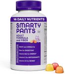 SmartyPants Adult Complete and Fiber Gummy Vitamins: Multivitamin, Inulin Prebiotic Fiber, & Omega 3 DHA/EPA Fish Oil, Folate (Methylfolate), Methyl B12, Vitamin D3, 180 count (30 Day Supply)