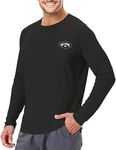 Billabong Rash Guard for Men Big and Tall – Mens Big and Tall Swim Shirt, Long Sleeve Black, 5X