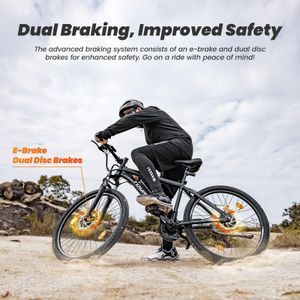 Touroll U1 Electric Mountain Bike 26" – Lightweight, Powerful E-Bike