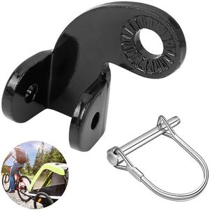 Apalie 12.2 MM Bike Trailer Hitch, Steel Hitch for Burley Bike Trailer for Kids, Coupler Attachment for Burley Bee Bicycle Trailers and Old Models Work with Disc Brake