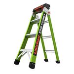 Little Giant Ladders, King Kombo, Professional, 2-6 foot, A Frame, Fiberglass, Type 1AA, 375 lbs weight rating, (13470-001)