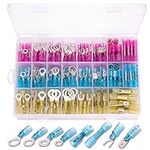 Ginsco 250pcs Heat Shrink Wire Connector DIY Kit Waterproof Marine Automotive Terminals Set