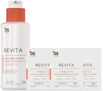 DS Labs Revita Shampoo & Tablets Bundle - Revita Revitalizing Shampoo (925 mL) & Revita Hair Support Tablets (90 Count) - For Fuller Looking, Healthier Looking Hair & Scalp Wellness
