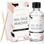 Makartt Nail Glue Remover for Acrylic Nails Press on Nails, 50ML Debonder, Nail Tips Fake Nail Adhessive Remover Acetone free, Can't Remove Gel Nail Polish