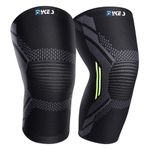 Hykes Orthodepic Knee Caps For Women & Men Gym Knee Support For Men Knee Brace For Knee Pain Releif Products Knee Pad For Squats Workout Knee Support For Women Knee Sleeves - Black XL