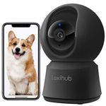 Pet Camera,P2F Security Camera, 5MP/2.5K Home Monitor for Cats & Dogs, Pan/Tilt, Motion & Sound Detection, Baby Monitor Night Vision, 2.4G WiFi, Two-Way Audio, Works with Alexa & Onvif