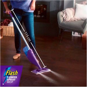 Flash Power Spray Mop Kit – Floor Cleaning System with Refillable Bottle