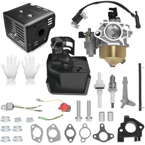 Muffler Carburetor Air Housing Kit Replacement for Honda GX340 GX390 GX420 11Hp 13Hp 16Hp Engine Harbor Freight Predator 420cc Engine