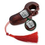 AL-FAJIA Islamic Prayer Time and Athan Sound Reminder Digital Tasbih Counter, Full Azan Clock for USA and Worldwide, Portable - Dark Brown