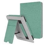 FINTIE Stand Case for 6" Kindle Paperwhite (Fits 10th Generation 2018 and All Paperwhite Generations Prior to 2018) - Premium PU Leather Sleeve Cover with Card Slot and Hand Strap, Sage