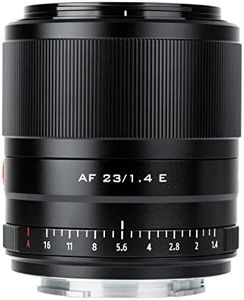VILTROX 23mm F1.4 E Obiettivo Messa a fuoco automatica APS-C Grande apertura Obiettivo principale per fotocamera Sony E Mount A5100 A6100 A6400 A6500 A6600 A7R A7RIV A7RIII A7III A7RII A7S A9II