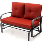 Outdoor Glider Bench With Cushions