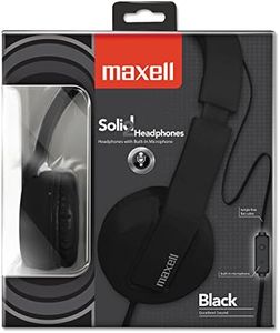 Maxell 290103 Solids Headphones Black