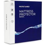 Protect-A-Bed Basic Waterproof Mattress Pad Protector, Machine Washable (Full)