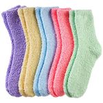 Josnown Womens Fluffy Socks, Soft Fuzzy Bed Socks Winter Warm Thick, Comfy Slipper Thermal Socks for Christmas Mum Mothers Day Gifts for Ladies