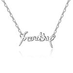 Philip Jones Silver Plated Friendship Necklace