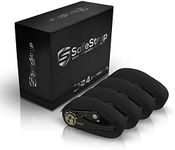 SafeStrap Ratchet Strap - Tie Down Straps with 3500 lbs Capacity - 20 ft Long - Set of 4 - EN 12195-2 Compliant - Test Winner (Black)