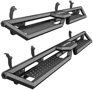 OEDRO Two Stairs Running Boards Fits 22-26 Toyota Tundra Crewmax Cab