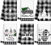 Sratte 6 Pcs Christmas Kitchen Towe