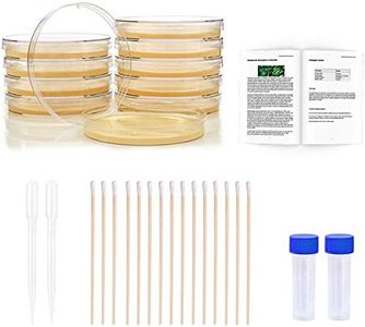 DalosDream Bacteria Science Kit - Top Science Fair Project Kit. Prepoured LB-Agar Plates and Cotton Swabs. Exclusive Free Science Fair Project Award Winning Experiments