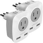 [2-Pack] Italy Power Adapter, VINTA