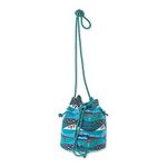 KAVU Bucket Bag Canvas Sling Purse Bag - Winterscape